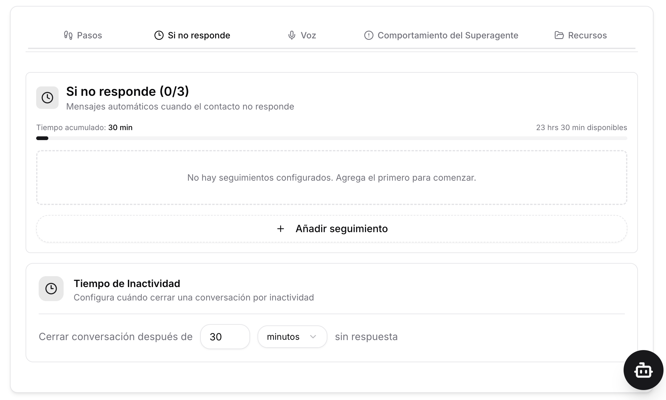 Seguimiento Automático